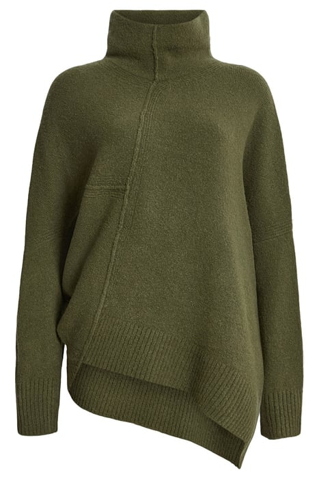 LOCK ROLL NECK MOSS GREEN 4