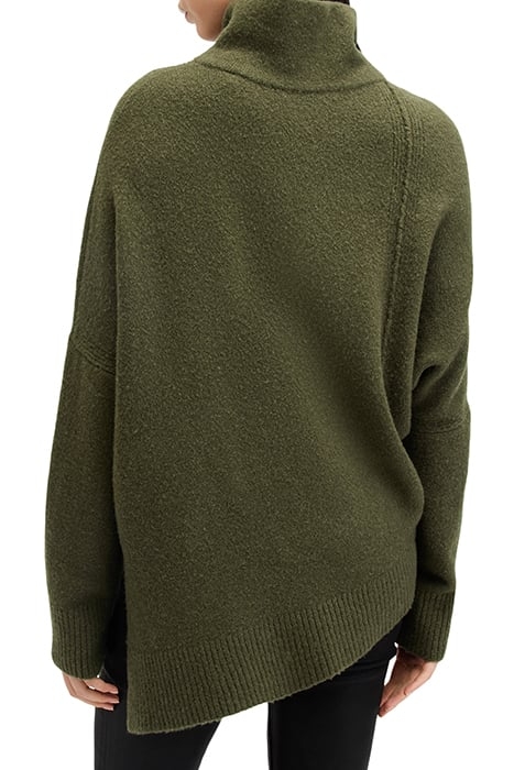 LOCK ROLL NECK MOSS GREEN 2