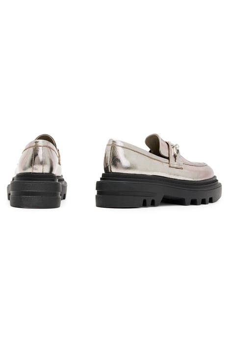 ALEXIA CHAIN LOAFER GUNMETAL GREY 4