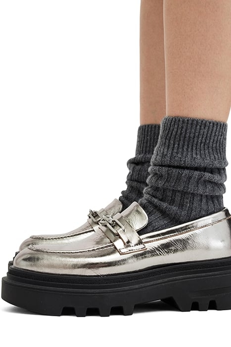 ALEXIA CHAIN LOAFER GUNMETAL GREY 2