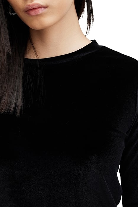 REGINA VELVET TOP BLACK 7