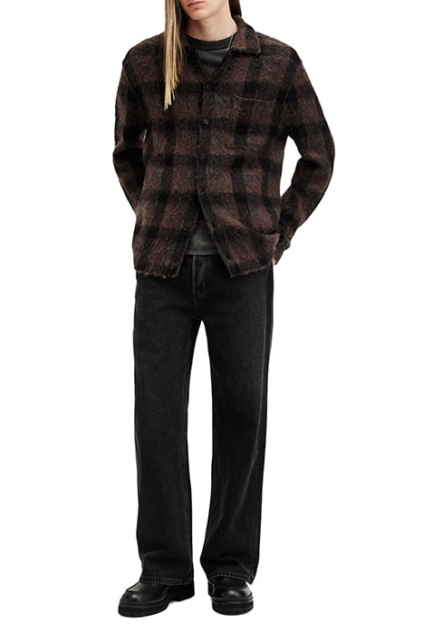 ASH CARDIGAN BROWN/BLACK 3