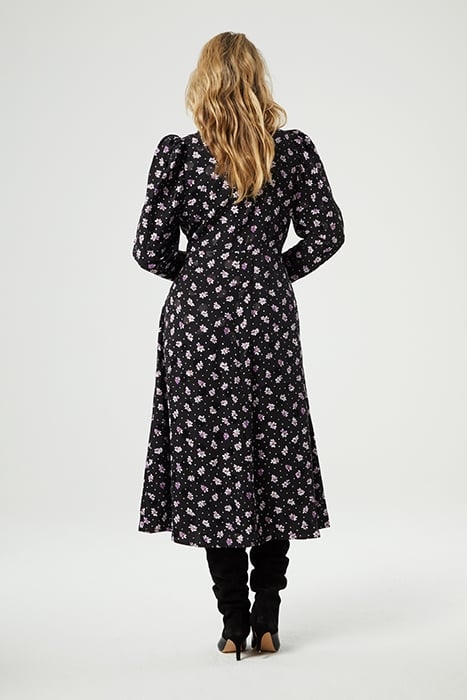 VERA DRESS BLACK/GRAPE 2