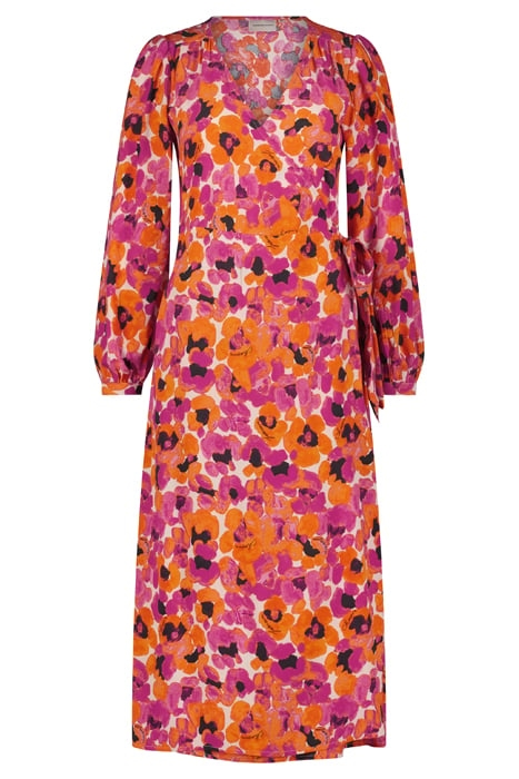 NIA DRESS PINK CANDY/MANDARIN 1