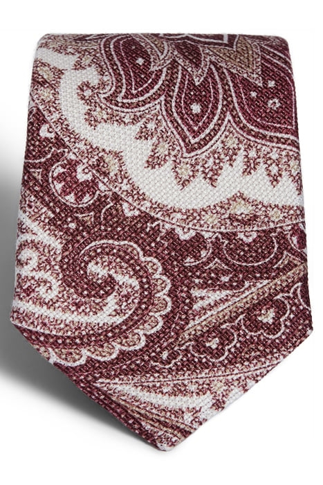 DARK RED PAISLEY PAISLEY TIE 3