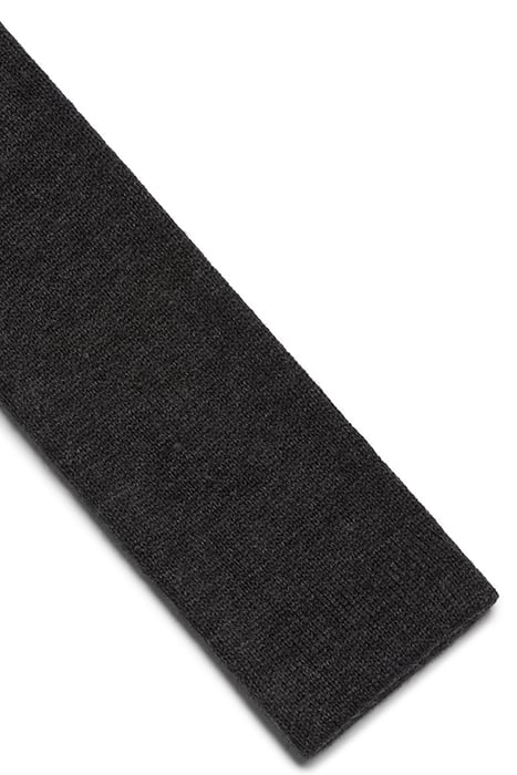 DARK GREY KNITTED KNITTED TIE 4