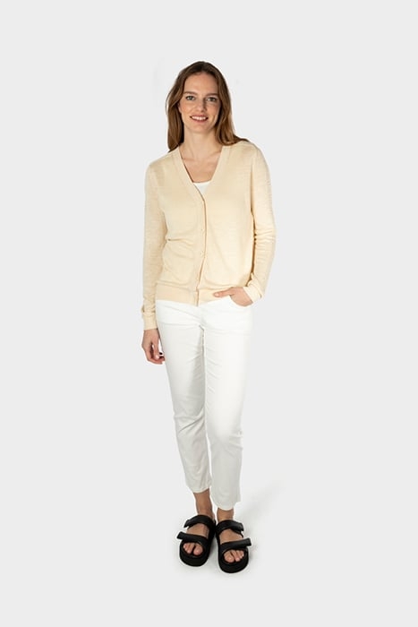 CARDIGAN LONG SLEEVES WOOD ASH 3