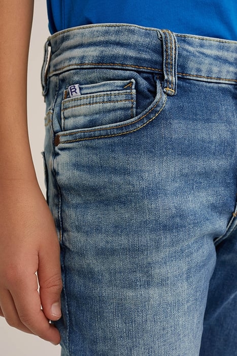 5-POCKET MID WAIST LIGHT BLUE 5