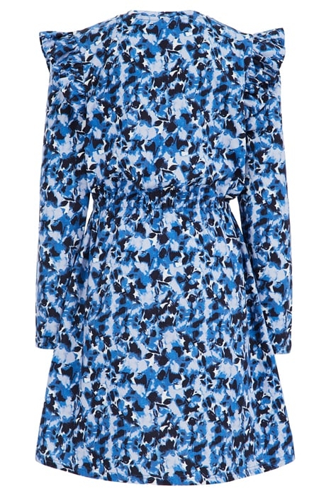 DRESS MID LENGTH BLUE 4