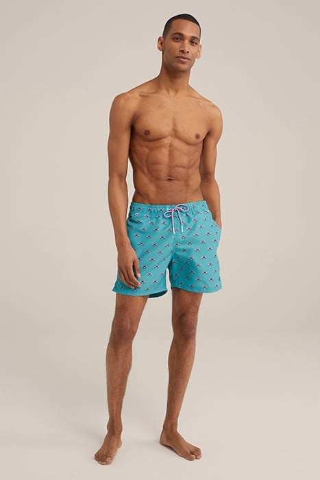 BEACH SHORT GREEN BLUE 3