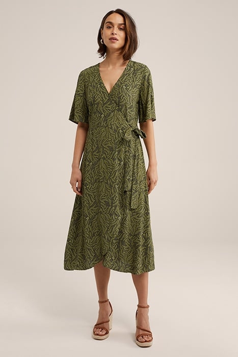 DRESS MID LENGTH GREEN 1