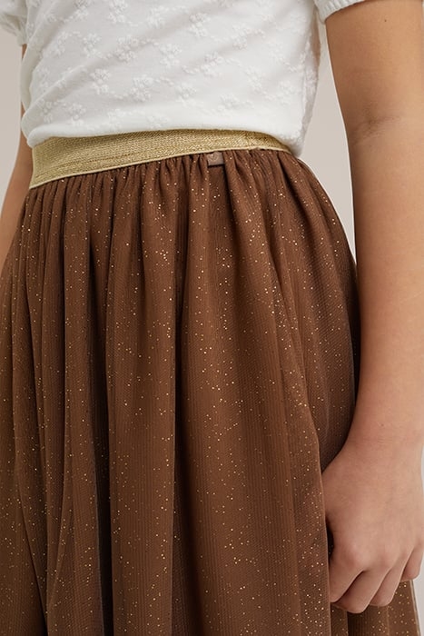 SKIRT MAXI LENGTH BROWN 5