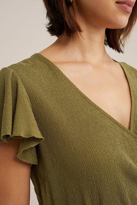 DRESS MIDI OLIVE GREEN 6