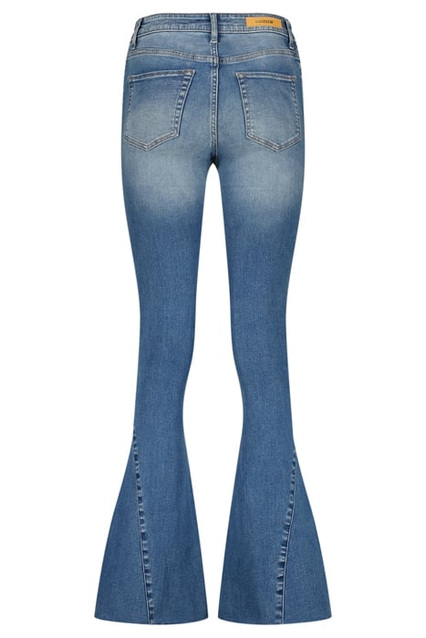 SUNRISE SEAM JEANS MID BLUE STONE 2