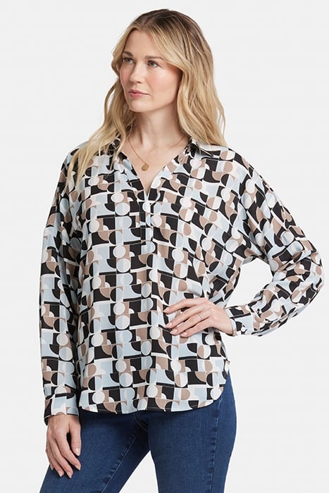 BECKY BLOUSE LIGHT & FOG 1