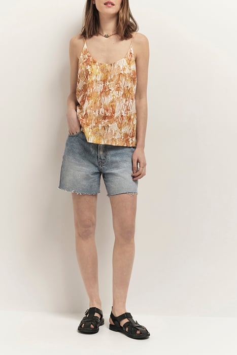 CARA - CINNAMON TOP WITH SAHARA DANCE PRINT 3