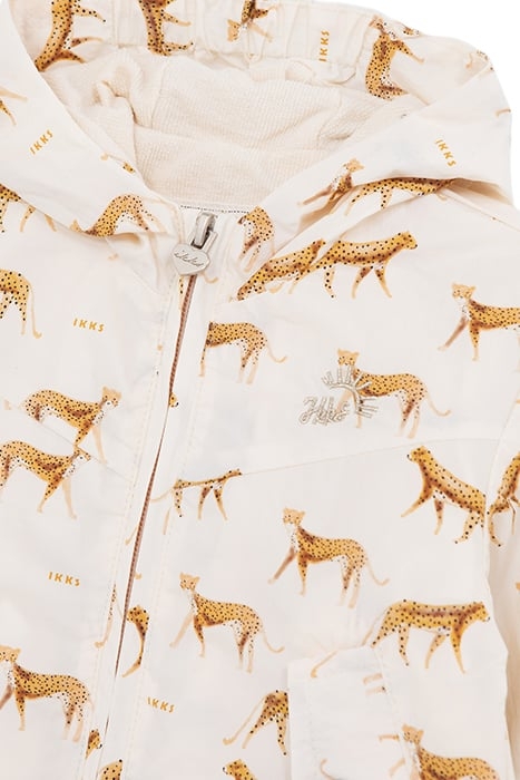 BABY GIRLS’ ECRU WINDCHEATER WITH LITTLE PANTHERS PRINT 3