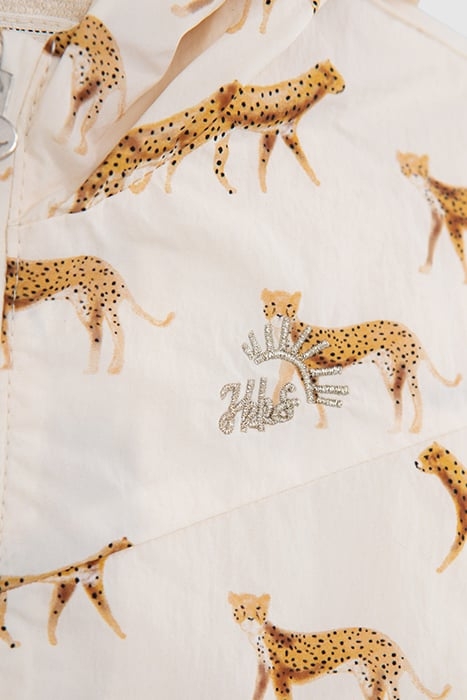 BABY GIRLS’ ECRU WINDCHEATER WITH LITTLE PANTHERS PRINT 4