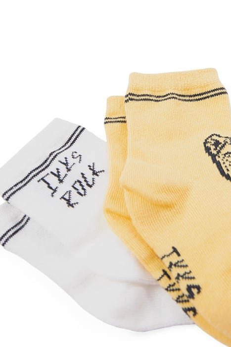 BABY BOYS’ YELLOW AND WHITE SOCKS 5