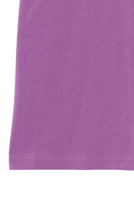 BOYS' PURPLE T-SHIRT WITH FLOCKED VELVET IMAGE ON BACK 5