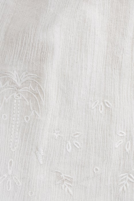 GIRLS’ OFF-WHITE LONG DRESS WITH LACE AND EMBROIDERY 7