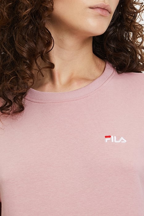 BANTIN SLIGHTLY CROPPED CREW SWEAT PALE MAUVE 7