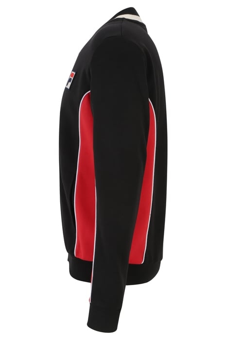 SETTANTA TRACK JACKET BLACK-TRUE RED 6