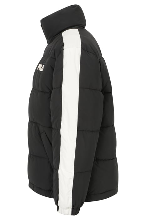 LESZNO 90'S PUFFER JACKET BLACK-ANTIQUE WHITE 6