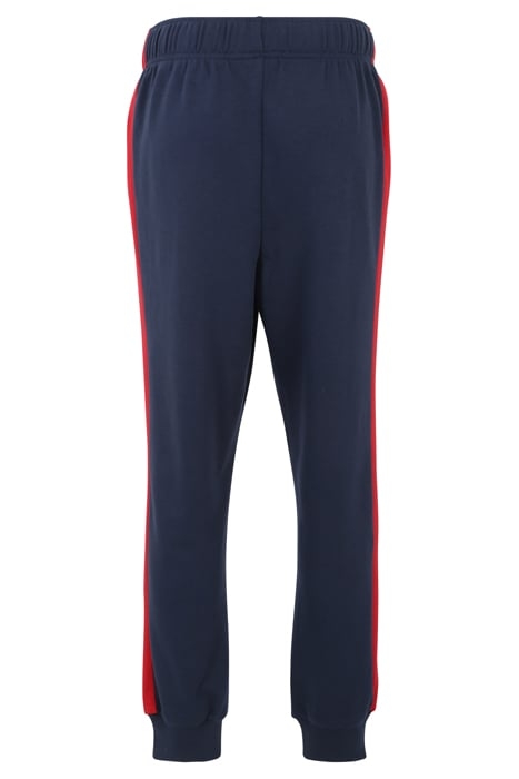 LATIMER TRACK PANTS BLACK IRIS-TRUE RED 4