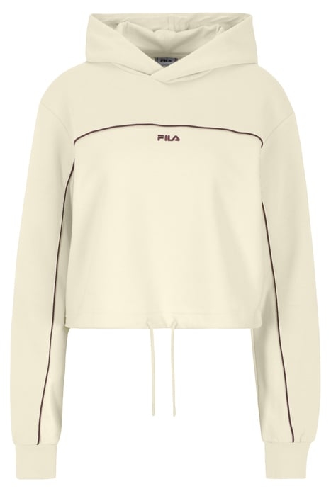 LAAGNA BLOCKED HOODY ANTIQUE WHITE 1