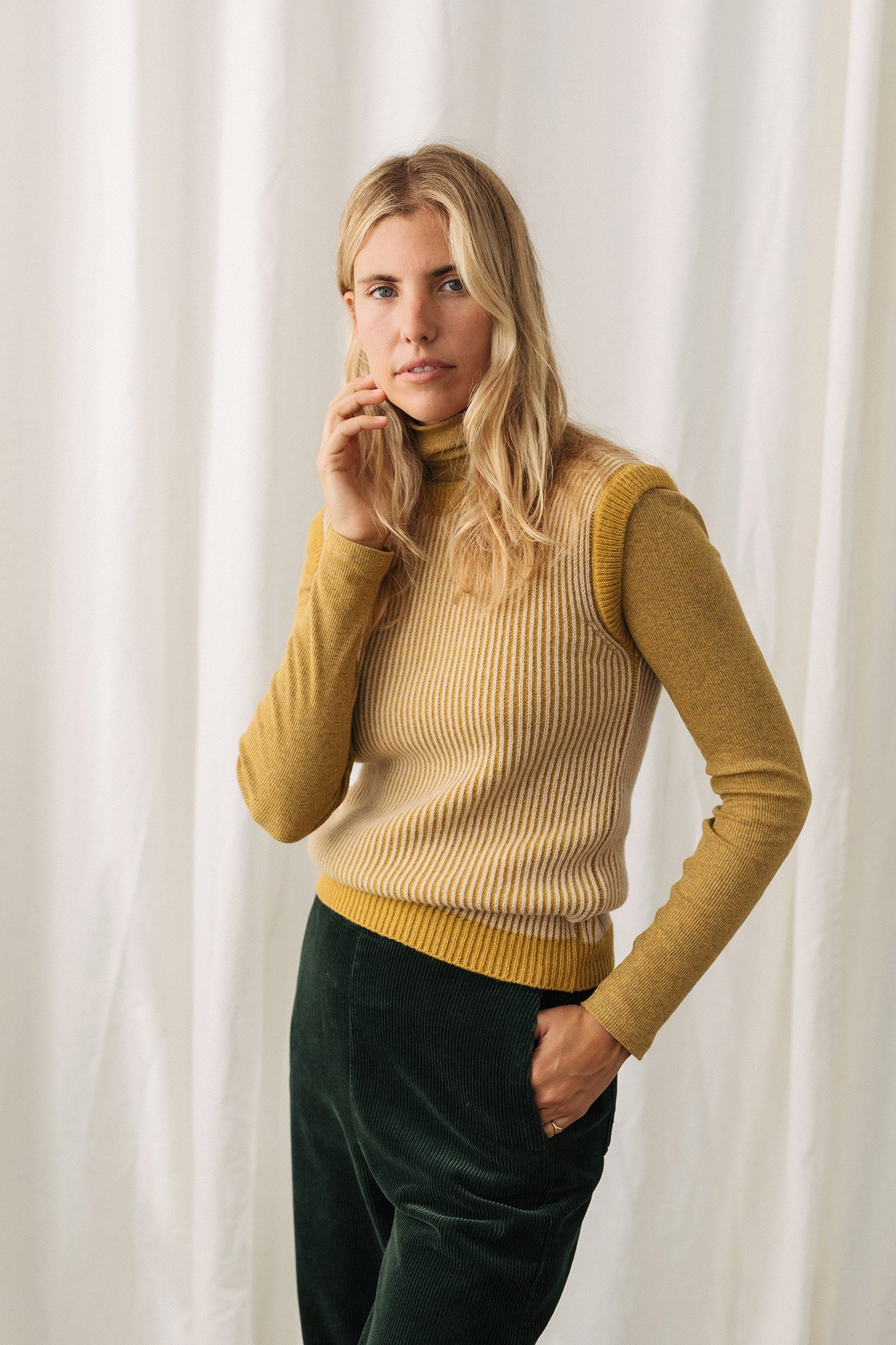 HARBOUR - BICOLOUR MUSTARD 1