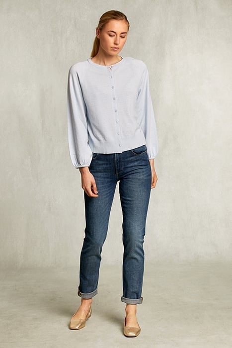 LIGHT BLUE CARDIGAN WITH BUTTONS BLUE 3