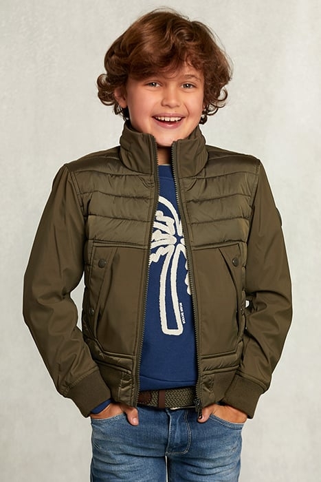 SHORT SPORTY JACKET OLIVERO KHAKI 1