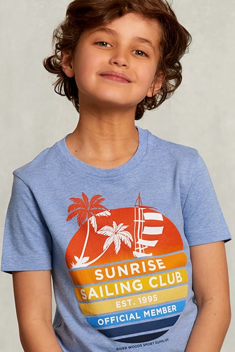 NORMAL FIT BLUE T-SHIRT 4