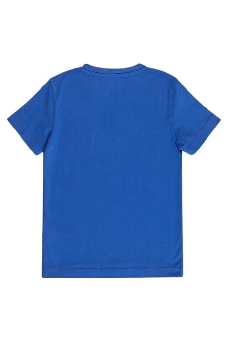 NORMAL FIT BASIC T-SHIRT IN CARIBBEAN BLUE BLUE 2