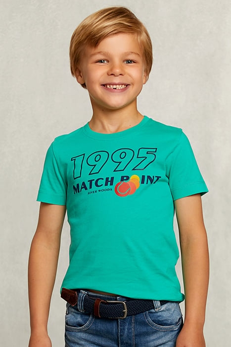 NORMAL FIT BASIC T-SHIRT IN MOSCOW MULE GREEN 1