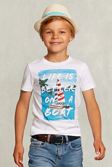 NORMAL FIT BASIC T-SHIRT WHITE WHITE 1