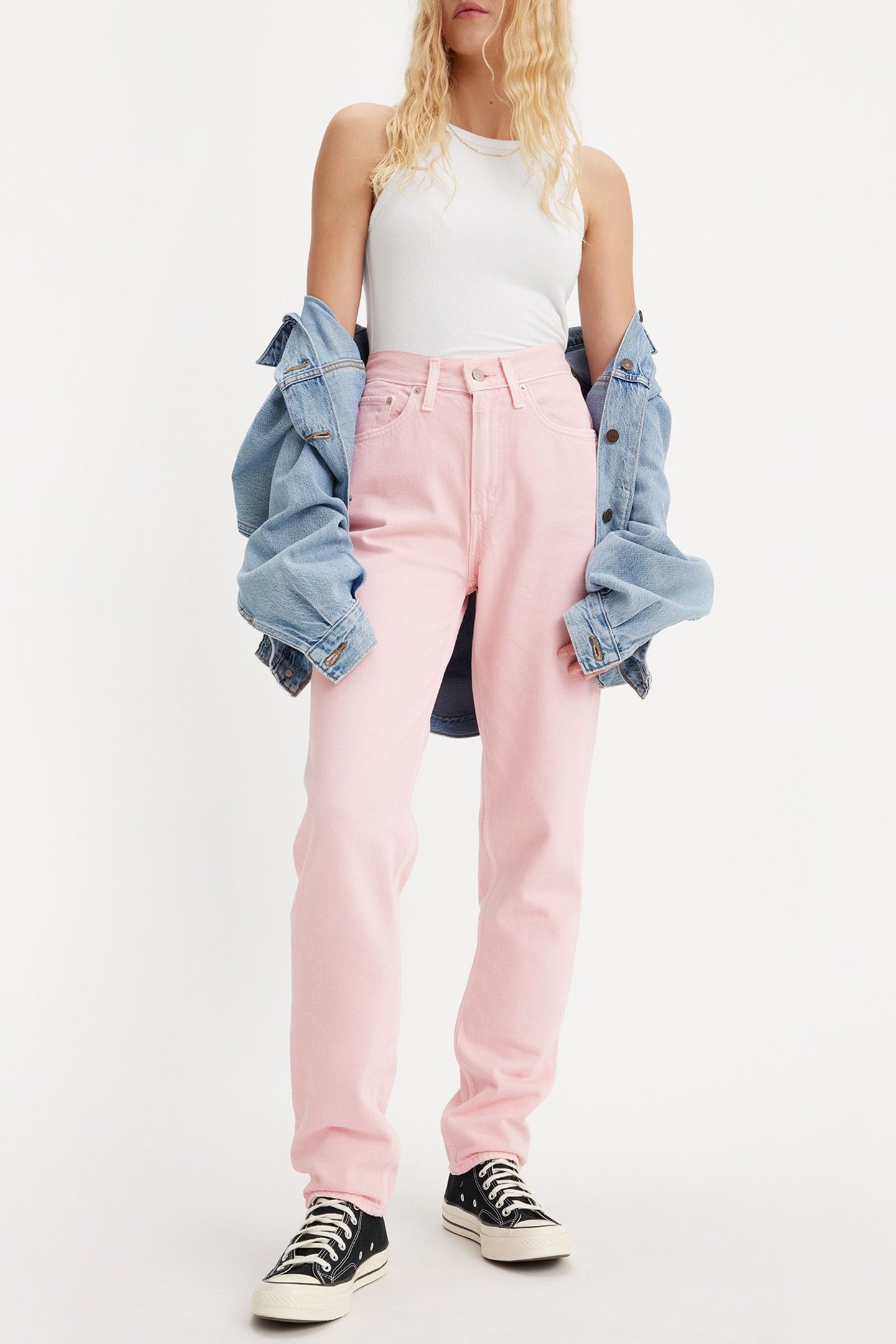 80S MOM JEAN STEEPED CHALK PINK 6