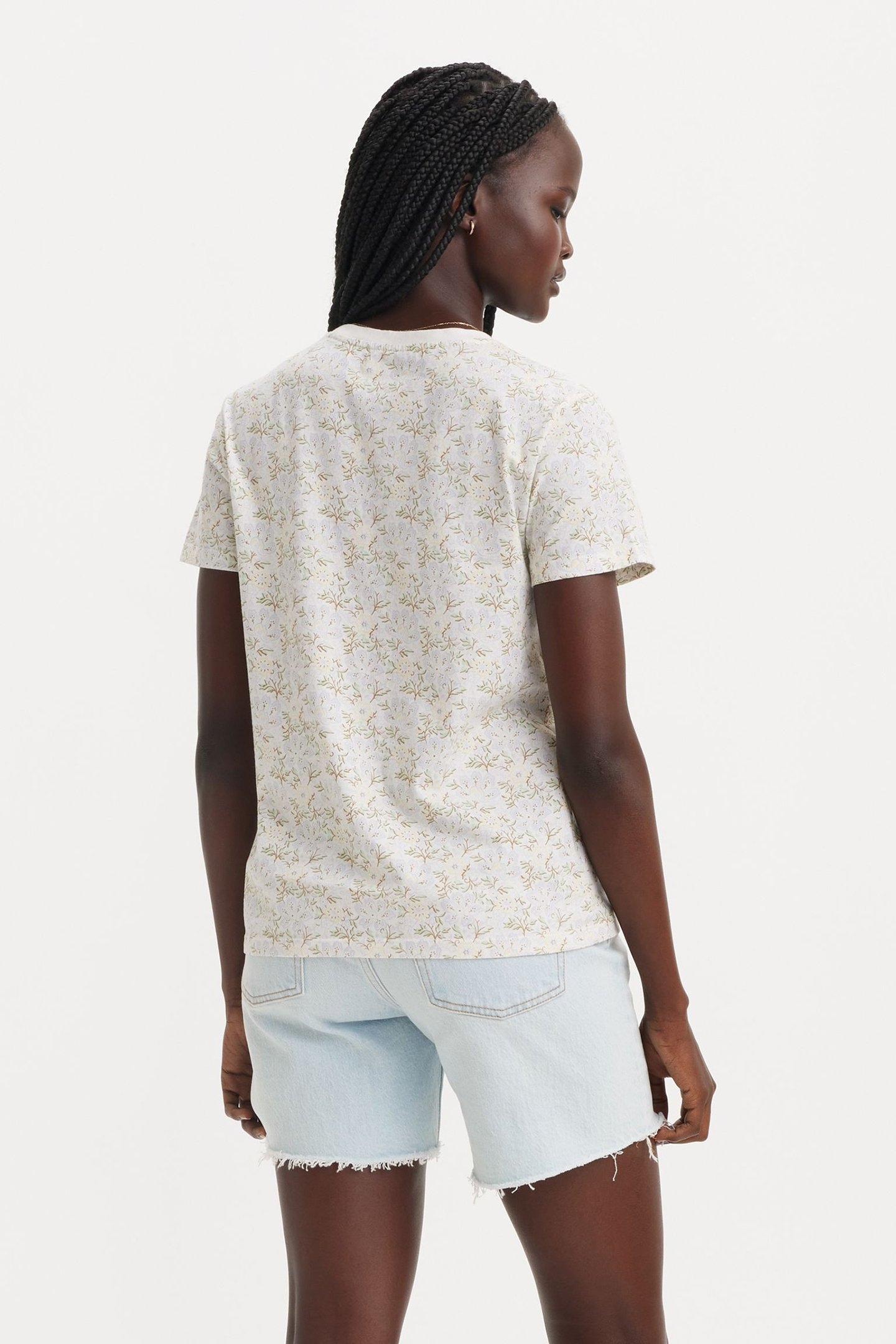 PERFECT TEE JANEESAH FLORAL EGRET 2