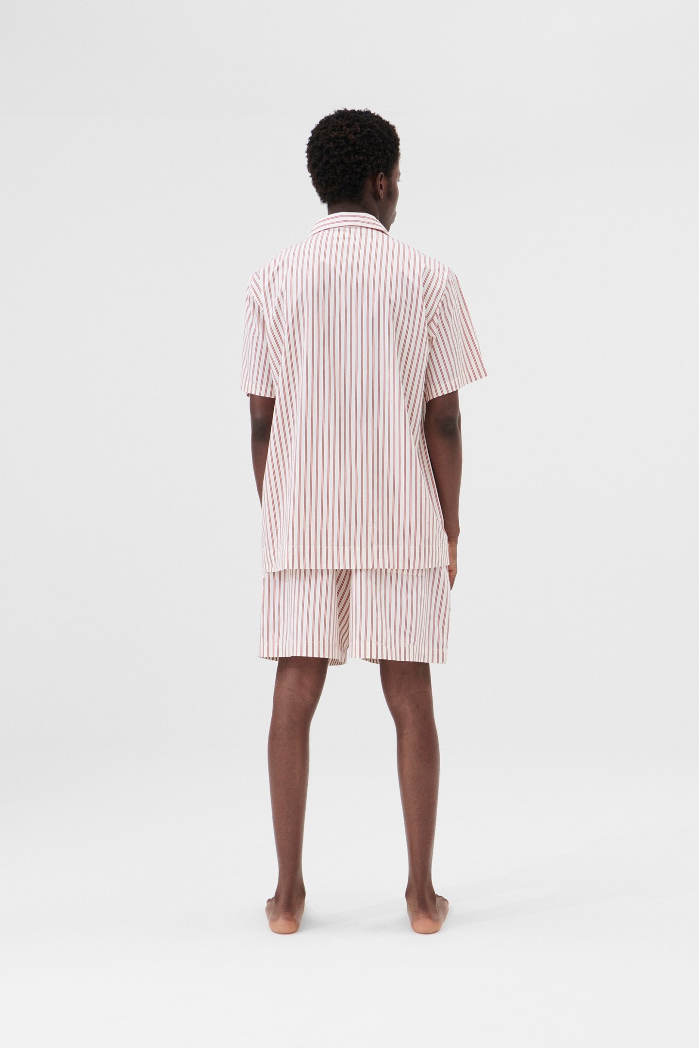 UNISEX POPLIN, PYJAMAS SHORTS POLKA STRIPES 2