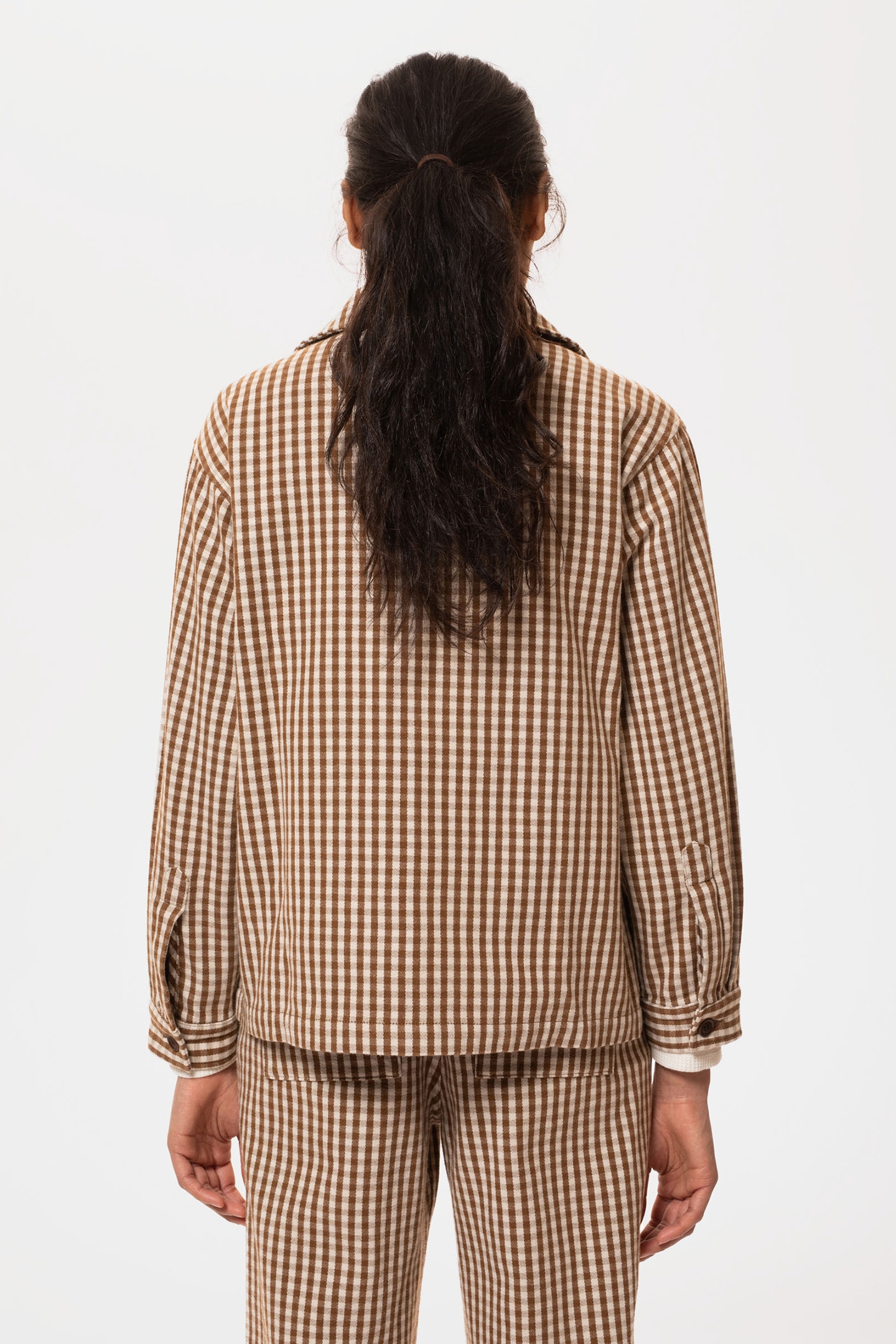 MAJ OVERSHIRT GINGHAM OAK 2