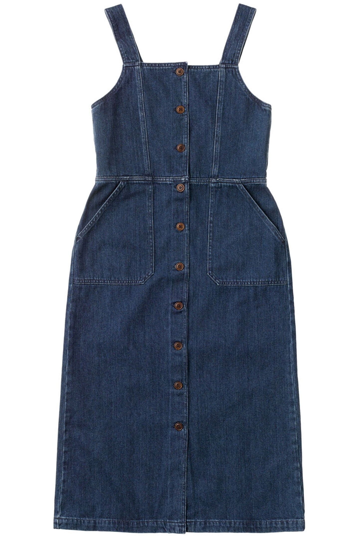 MONA DENIM DRESS WASHED OUT DENIM 3