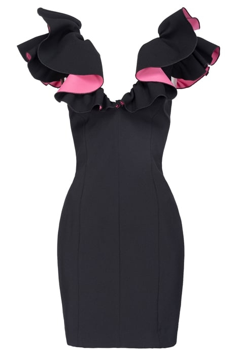 CONO DRESS BLACK/PINK 4