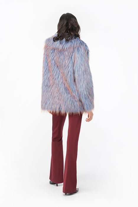 CRUDELIA REEFER JACKET LIGHT BLUE/ORANGE 2