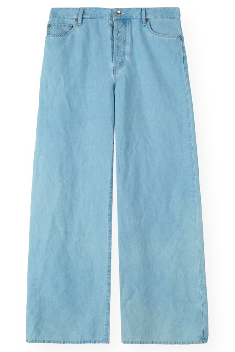 POCKET PANTS WASHED ULTRA LIGHT DENIM 4