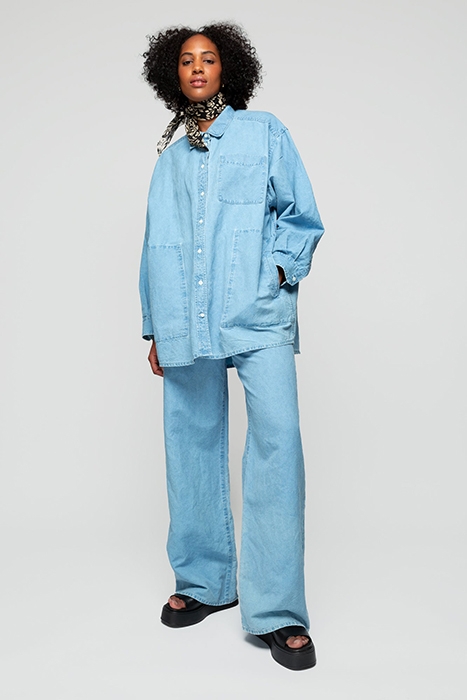 POCKET PANTS WASHED ULTRA LIGHT DENIM 2