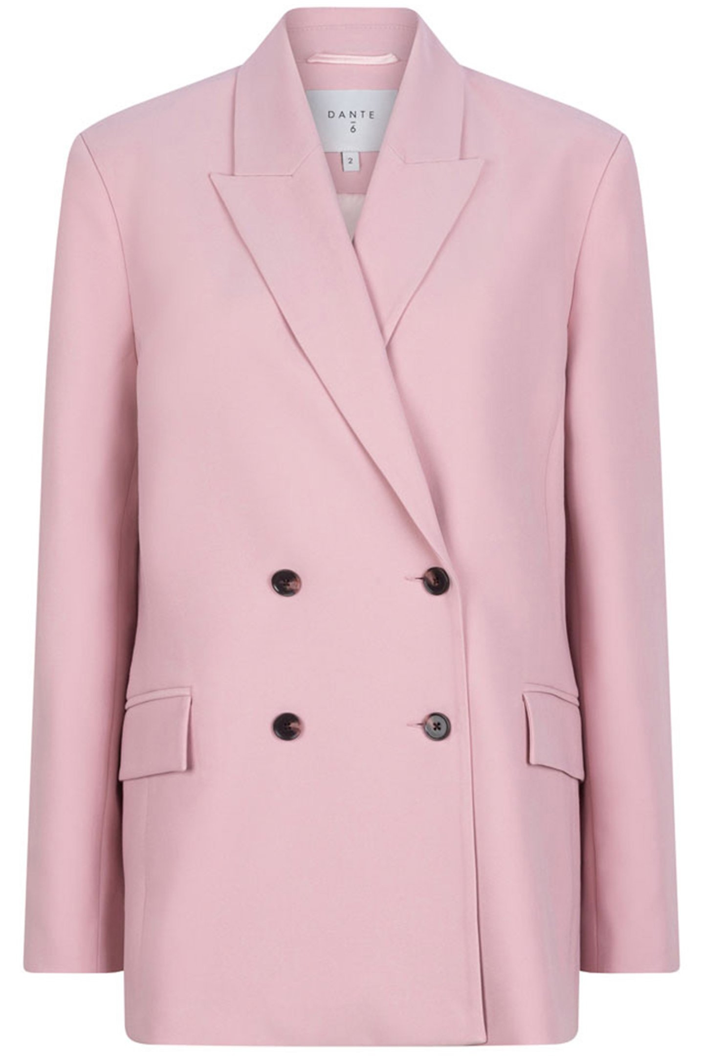 LIRIO DOUBLE BREASTED BLAZER PINK CEMENT 3