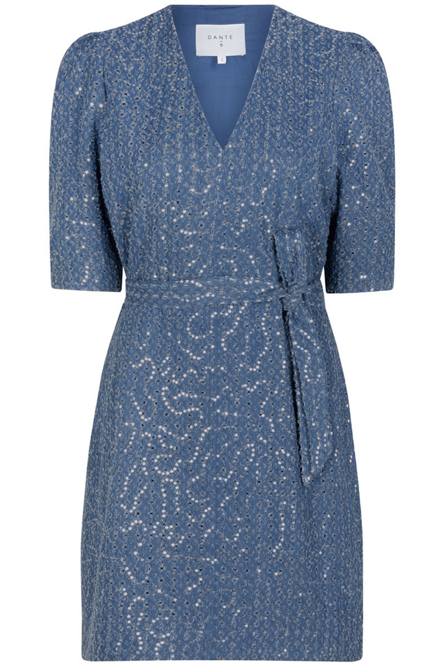 MCDEAN DENIM DRESS SKY BLUE 3