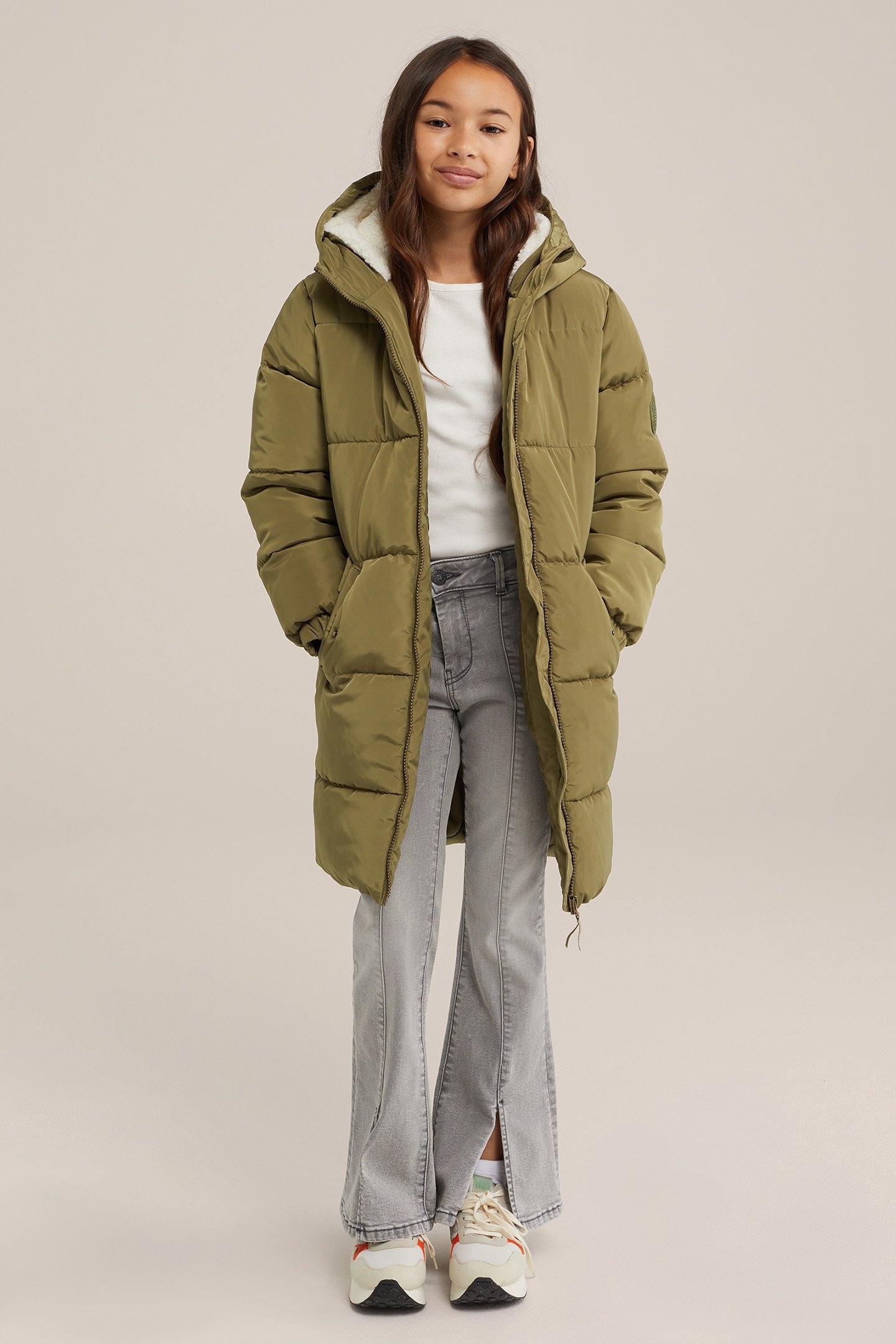 JACKET LONG LENGTH OLIVE GREEN 2