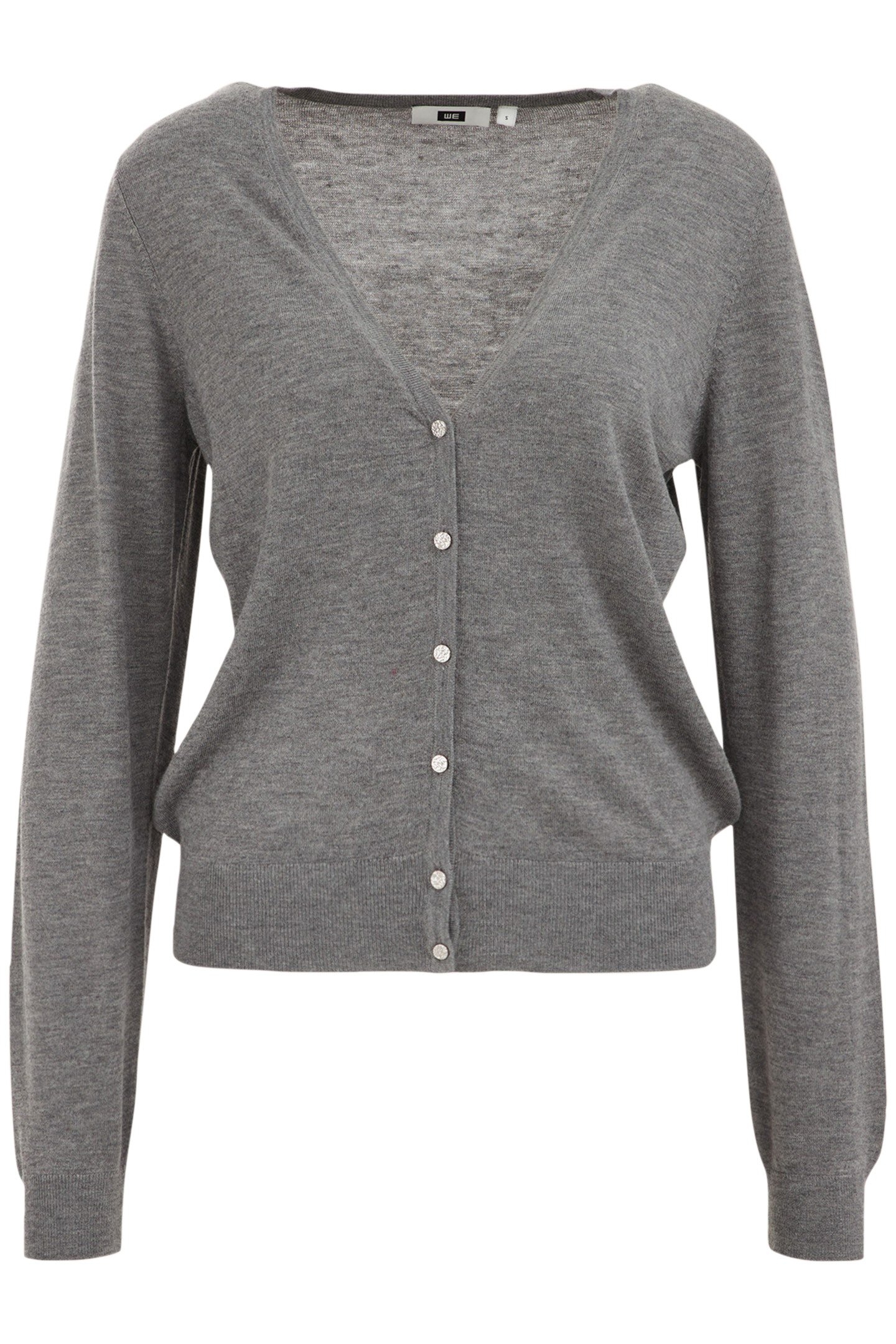 KNITTED CARDIGAN LIGHT GREY 4